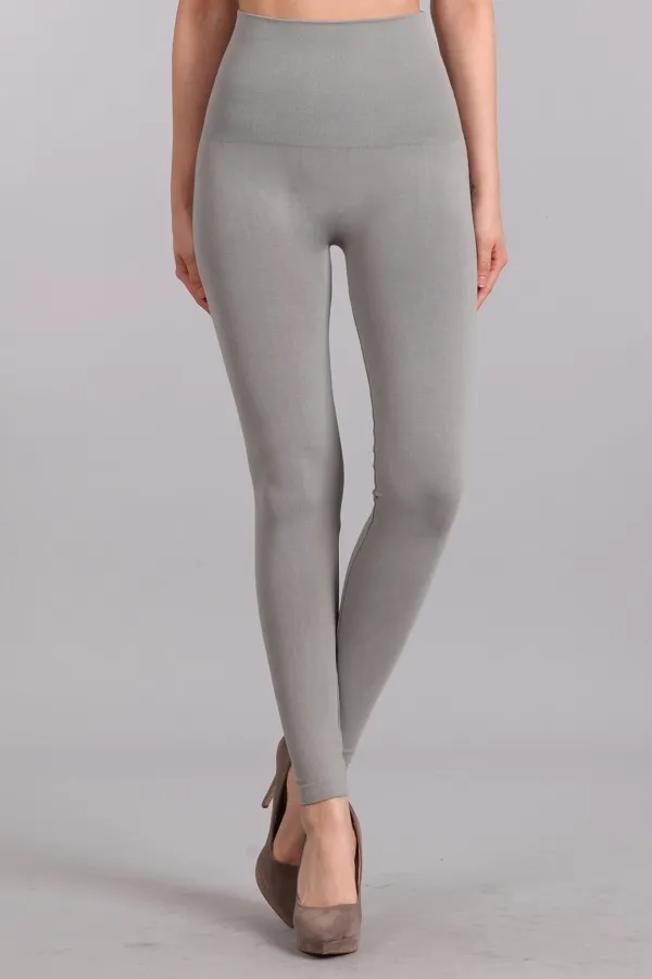 B2361 Control Top Full Length Solid Leggings by M.Rena