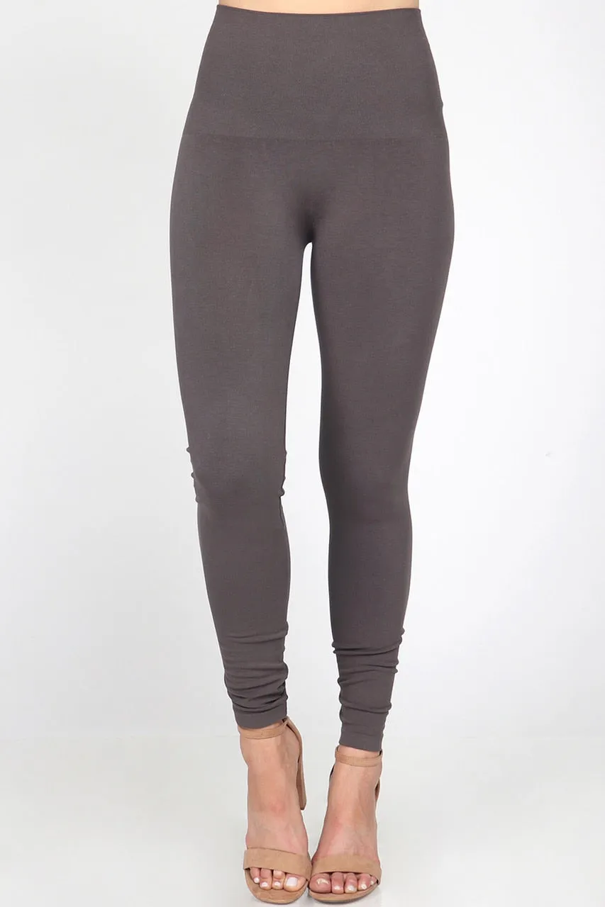 B2361 Control Top Full Length Solid Leggings by M.Rena