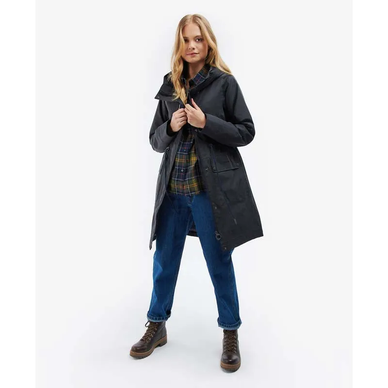 Barbour Bowlees Waterproof Ladies Jacket - Dark Navy/Dress