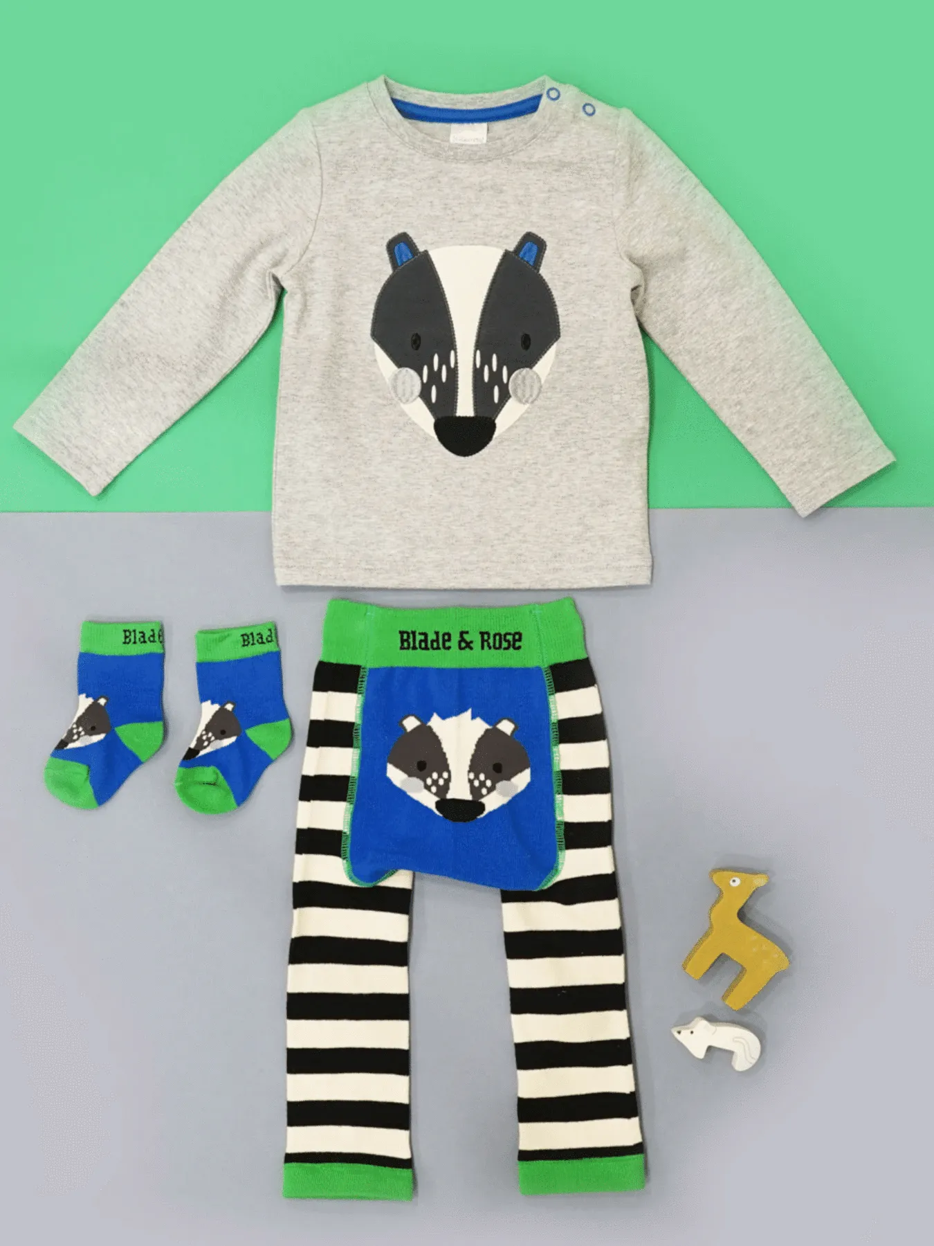 Blade and Rose Pip The Badger Leggings 小蜜獾彈力嬰兒屁屁褲(6-12m/1-2y/2-3y/3-4y)