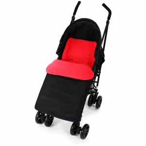 Buddy Jet Foot Muff Red Suitable For Joie Aire Travel System (Poppy Red)