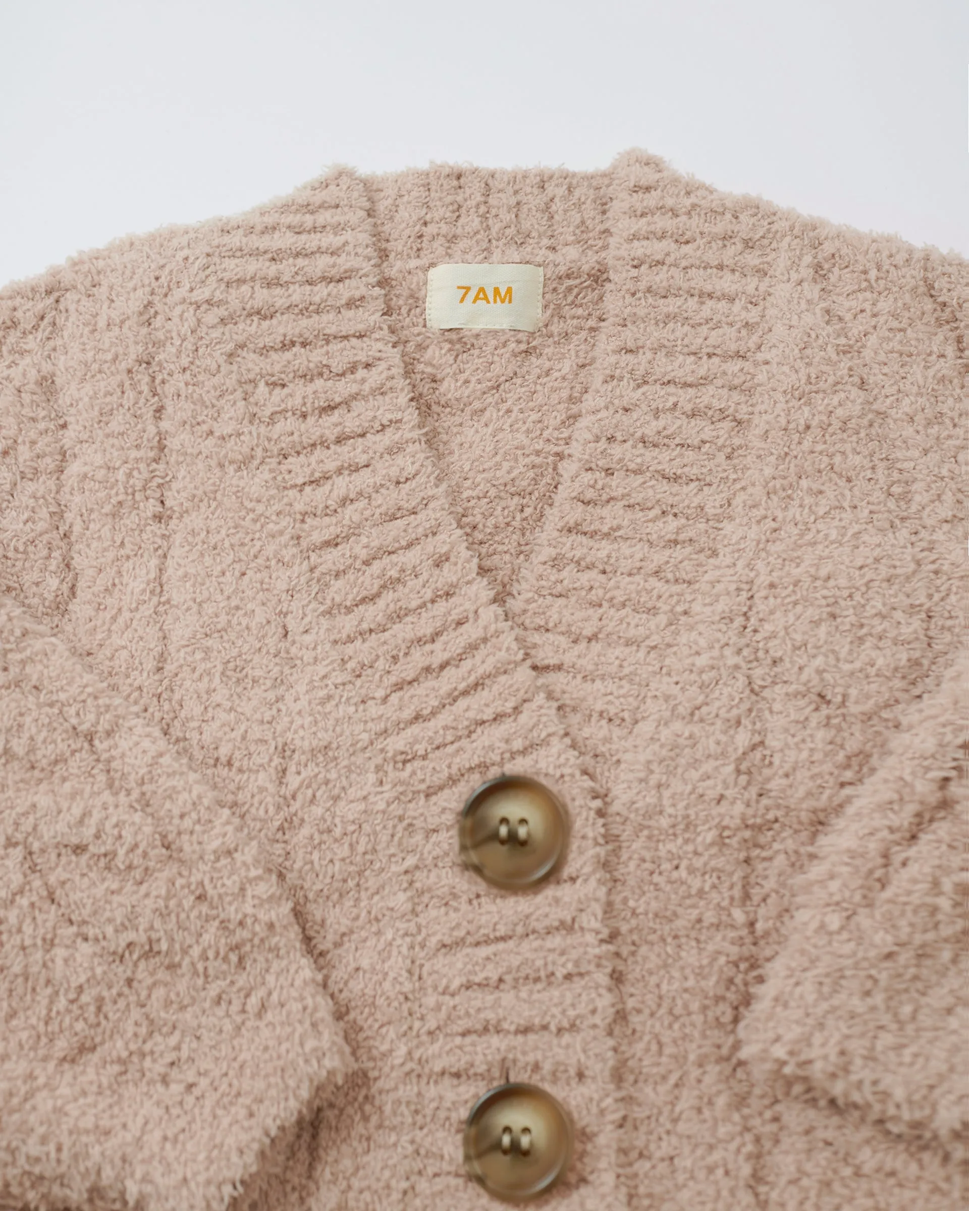 Cable Cardigan - Fuzzy