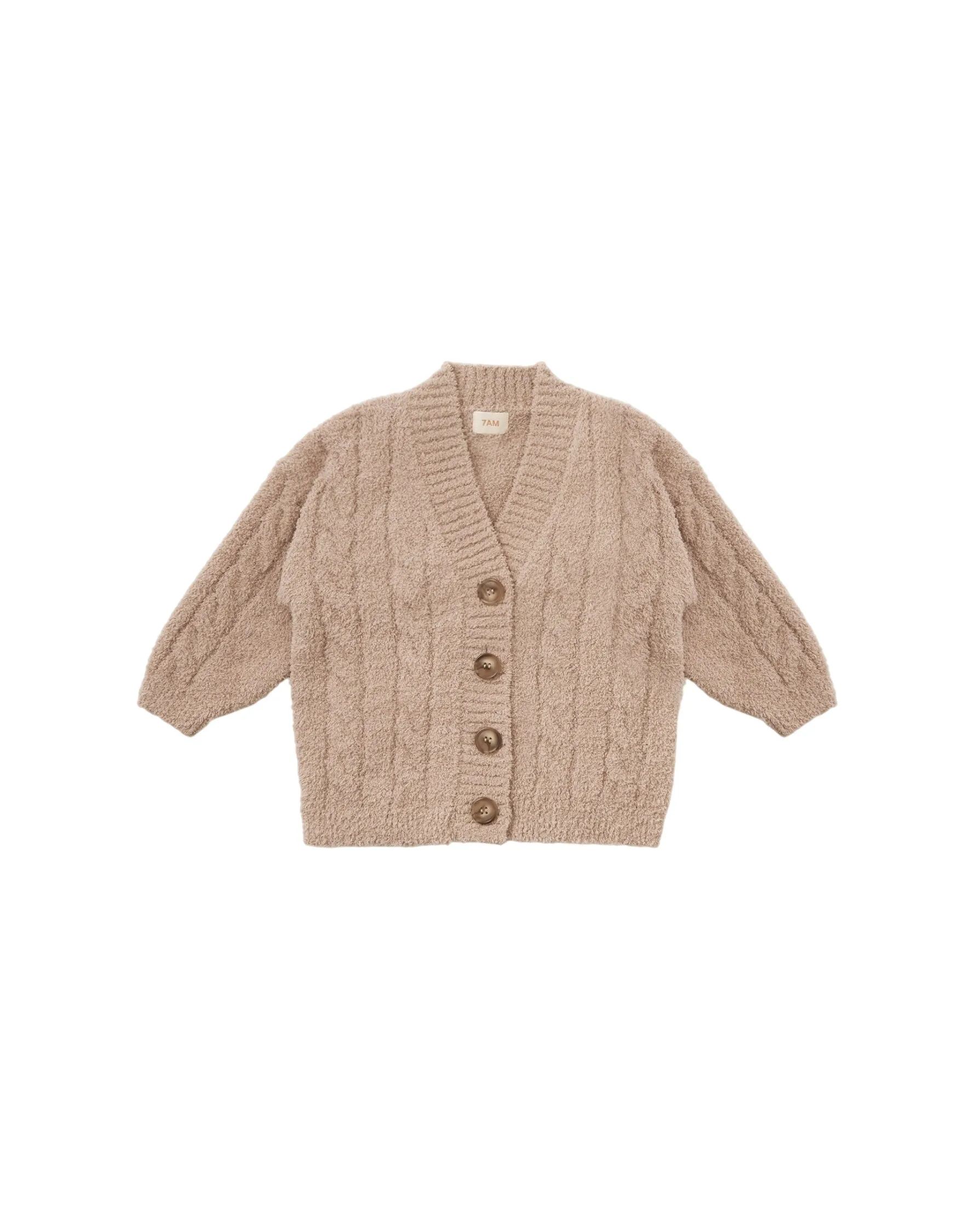 Cable Cardigan - Fuzzy