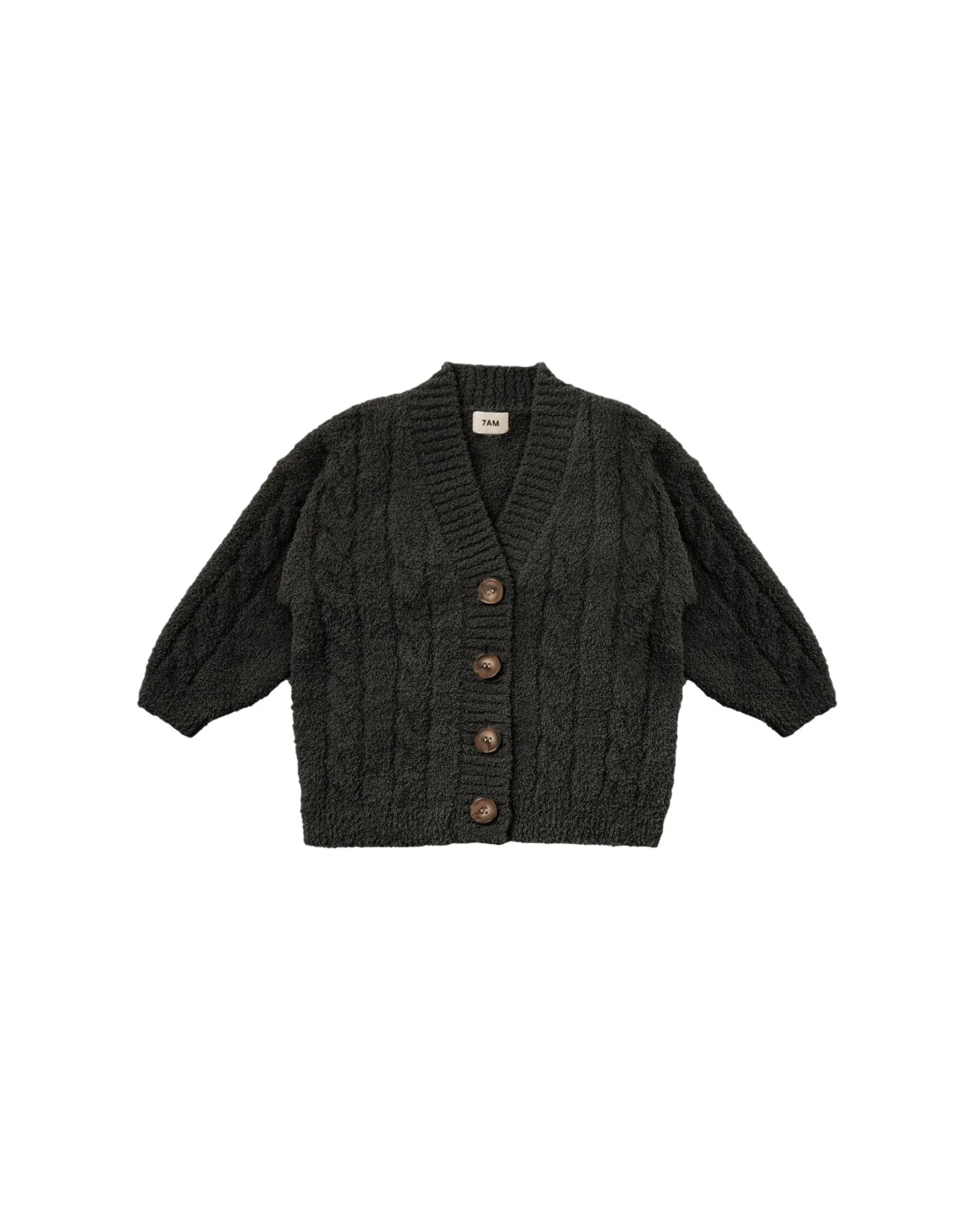 Cable Cardigan - Fuzzy