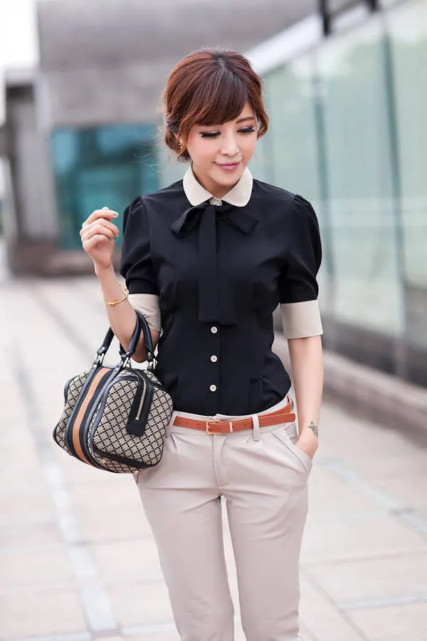 Career shirt new Promotions hot trendy cozy women clothes plus size Casual shirt Korean Slim shirt