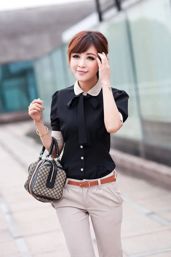 Career shirt new Promotions hot trendy cozy women clothes plus size Casual shirt Korean Slim shirt