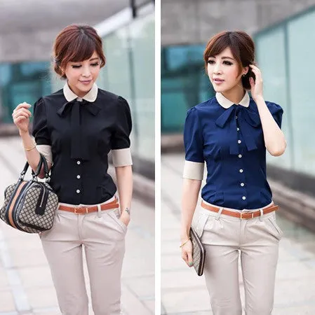 Career shirt new Promotions hot trendy cozy women clothes plus size Casual shirt Korean Slim shirt