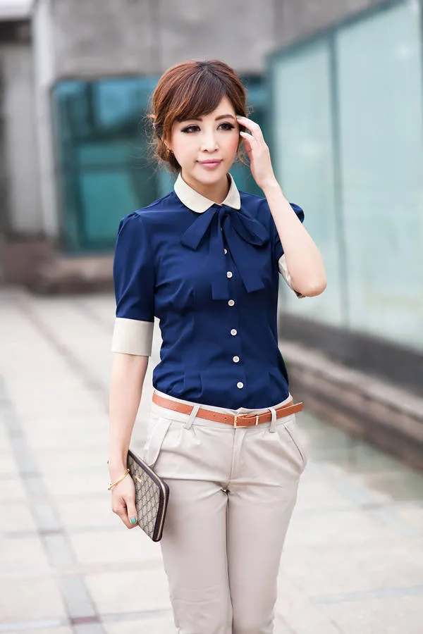 Career shirt new Promotions hot trendy cozy women clothes plus size Casual shirt Korean Slim shirt