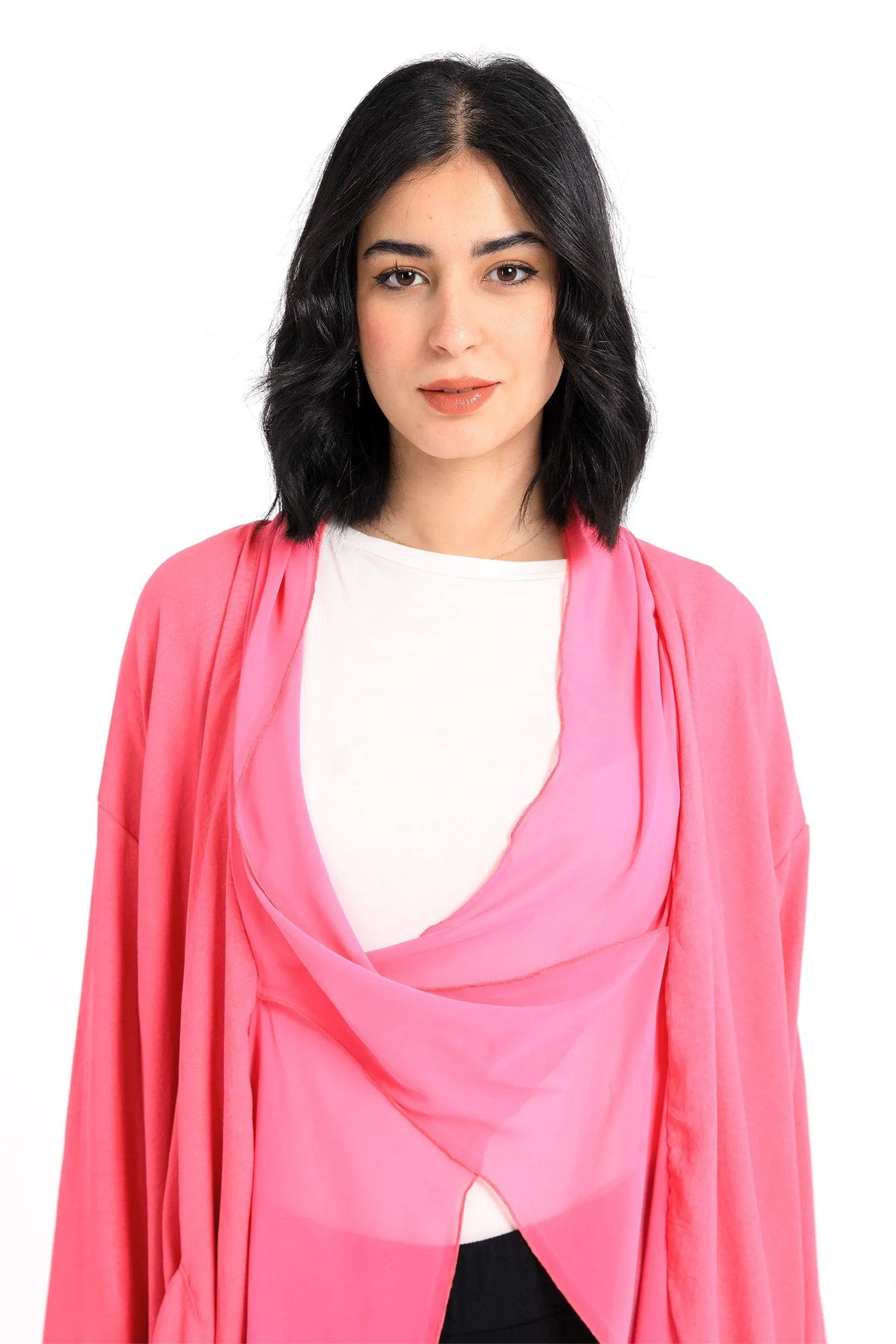 Cotton Draped Poncho