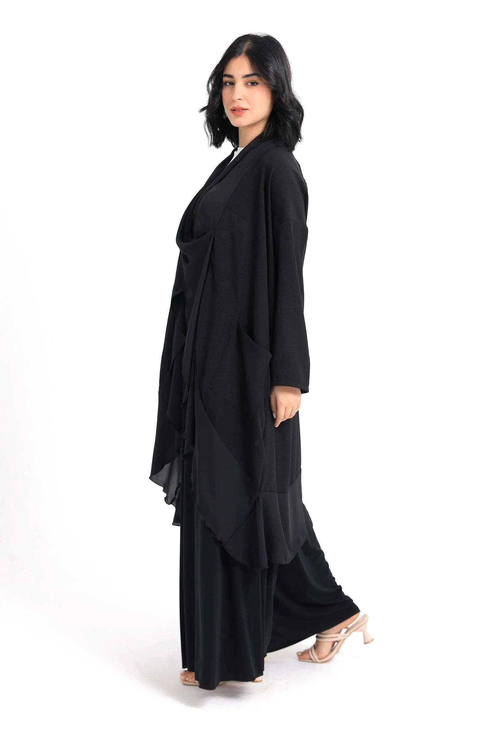 Cotton Draped Poncho