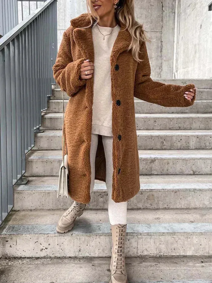 Daniella Teddy Coat | Long & Warm