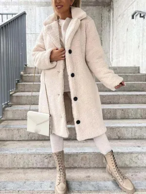 Daniella Teddy Coat | Long & Warm