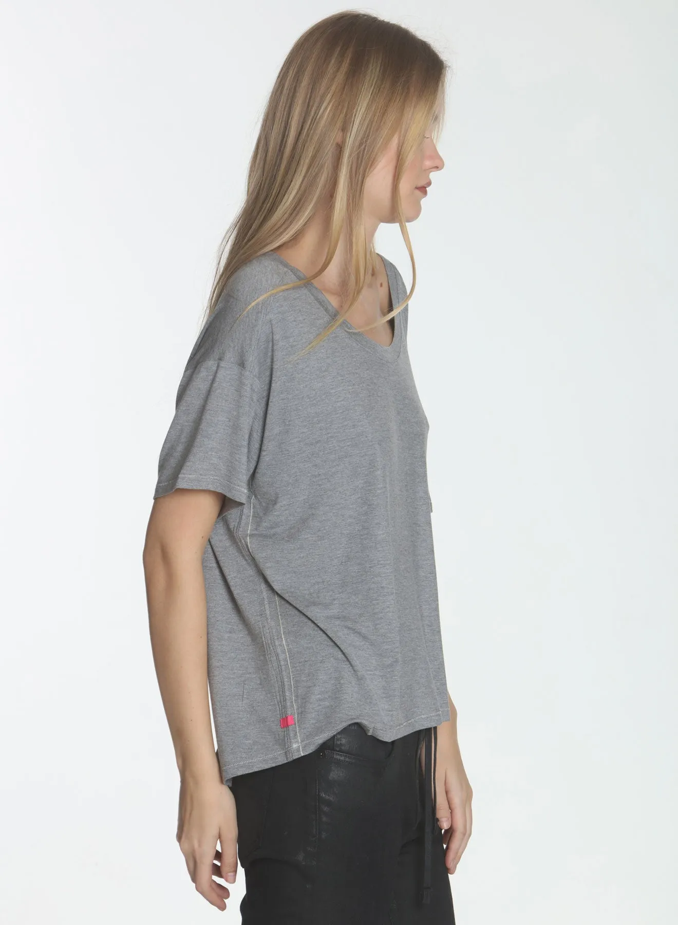 Delila Wide Scoop - Grey