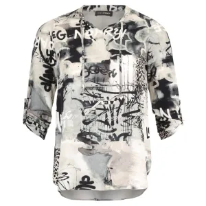 Doris Streich Graffiti Blouse - Style 267405-93