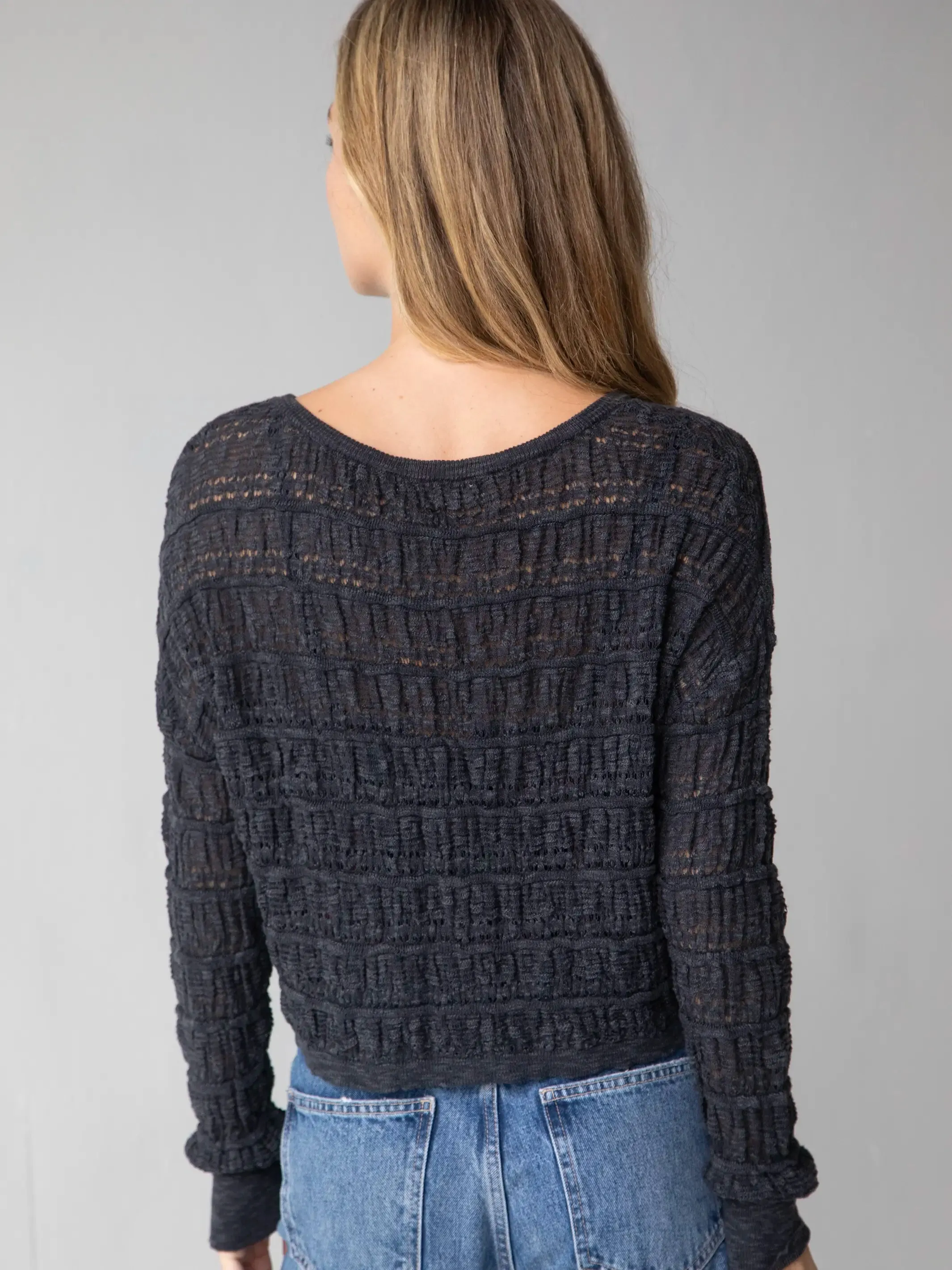 Emily Layering Sweater - Slate