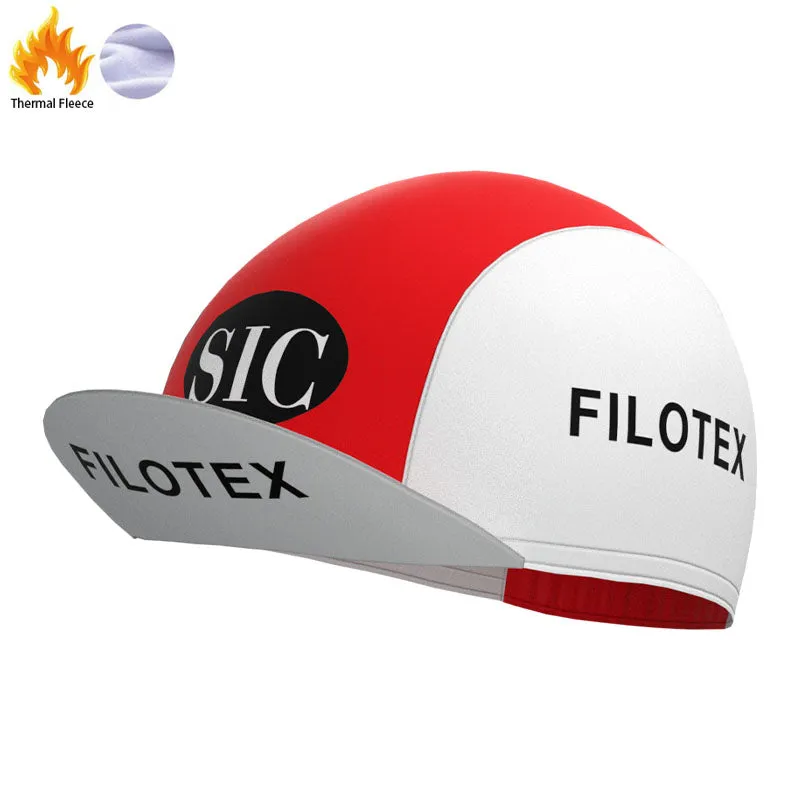 Filotex Red Fleece Retro Cycling Kits