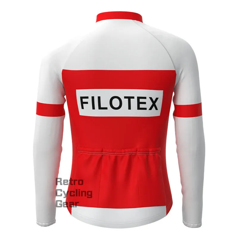 Filotex Red Fleece Retro Cycling Kits