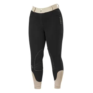 Firefoot Farsley Fleece Lined Breeches Ladies Black/Mink - 24"