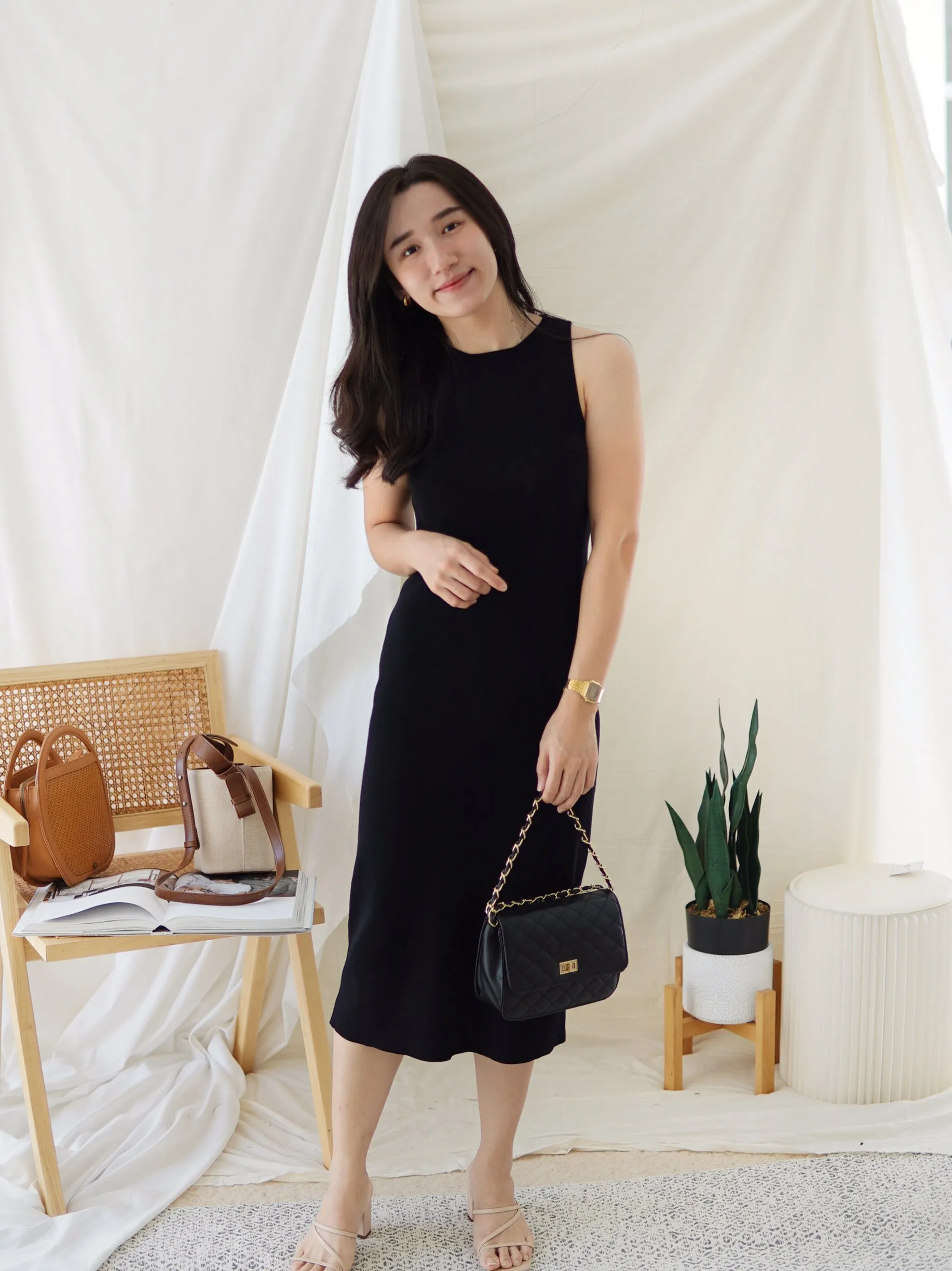 GRACE COLUMN KNIT DRESS