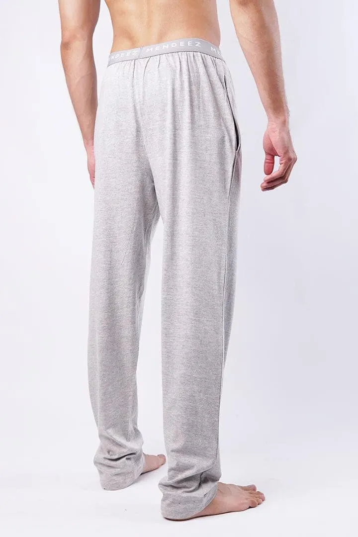 Heather Grey Jacquard Pajama