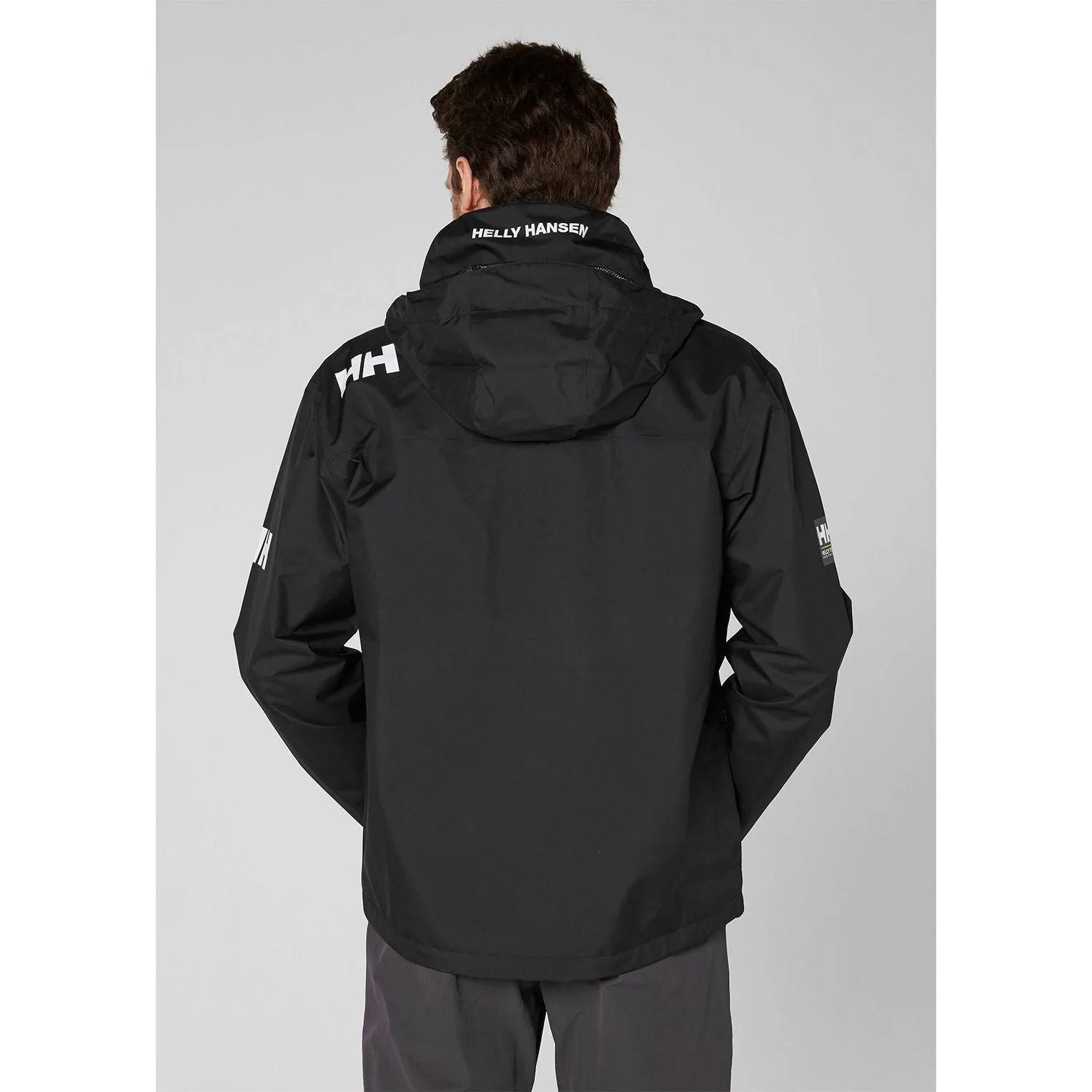 Helly Hansen Men's CREW HOODED JACKET in Black