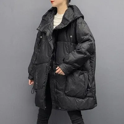 Hooded loose Down Coat