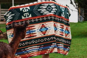 Inca - Jungle - Alpaca Wool Blanket - Enchanted Farms