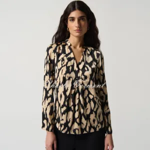 Joseph Ribkoff Animal Print Top - Style 234077