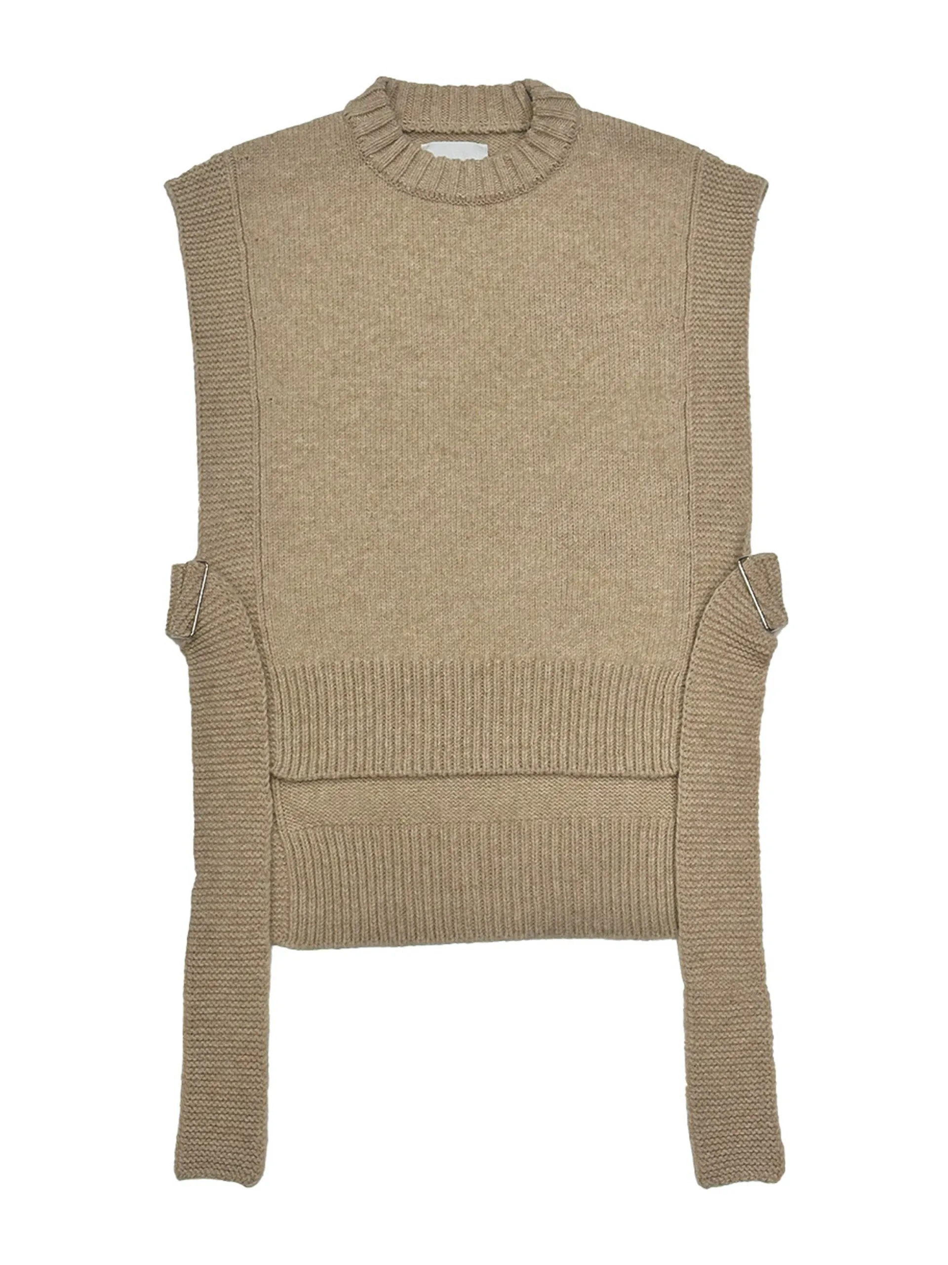 Kalvos sand merino wool vest