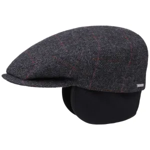 Kent Wool Ivy Plaid Cap with Earflaps by Stetson