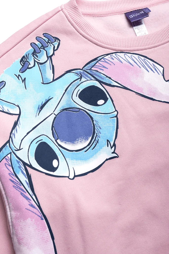 Lilo & Stitch oversized tracktop pink