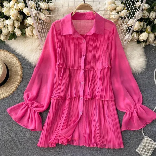 Loila Pleated Blouse