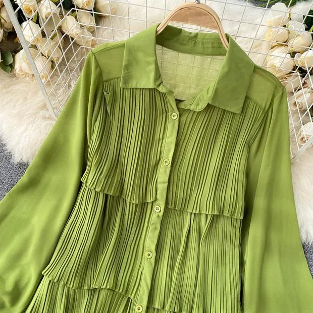 Loila Pleated Blouse