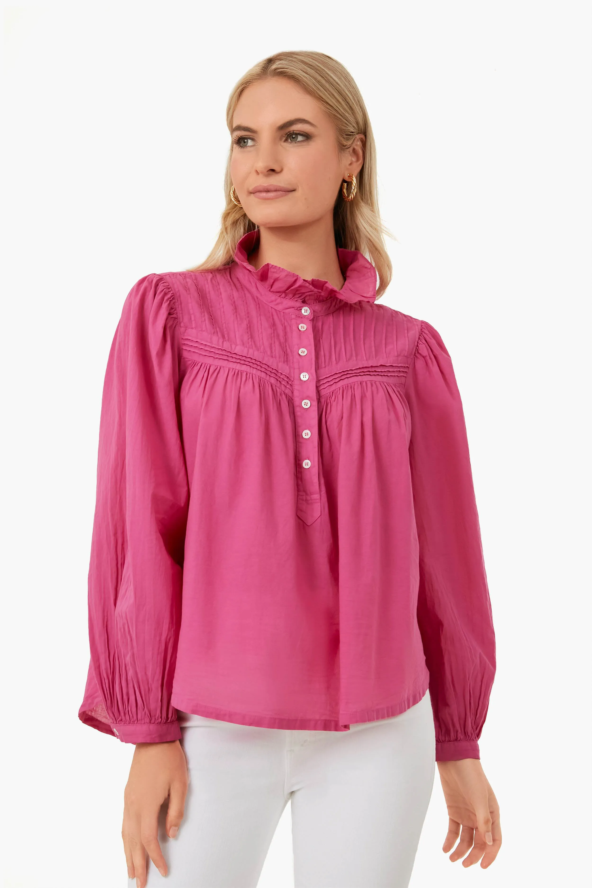 Magenta Pink Larsen Top