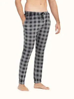 Men's Plaid Micro Fleece Pants