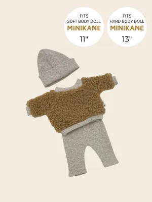 Minikane Doll Clothes | Sherpa Set - Toffee