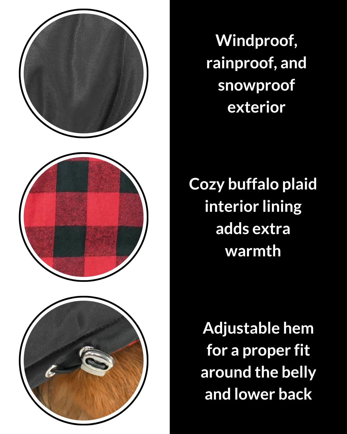 Reversible Puffer Dog Coat