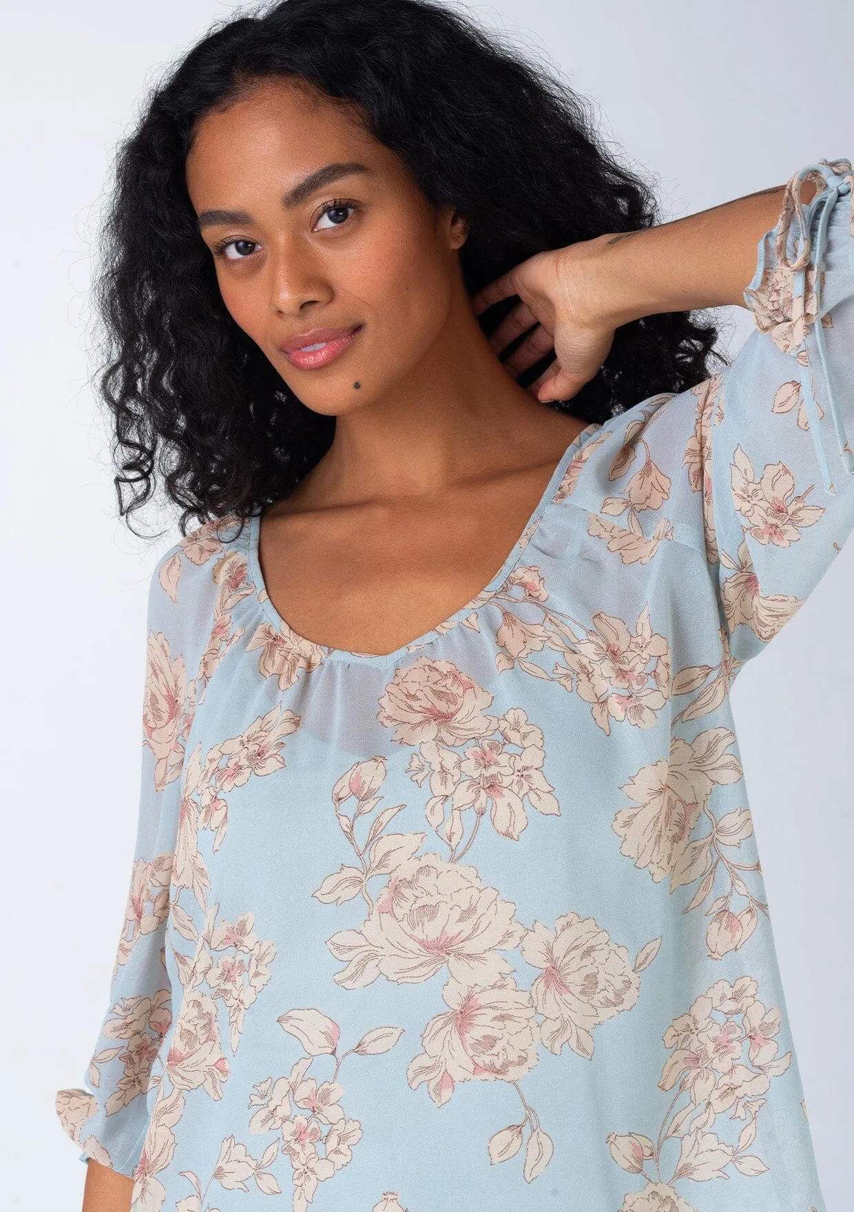 Riverside Floral Blouse