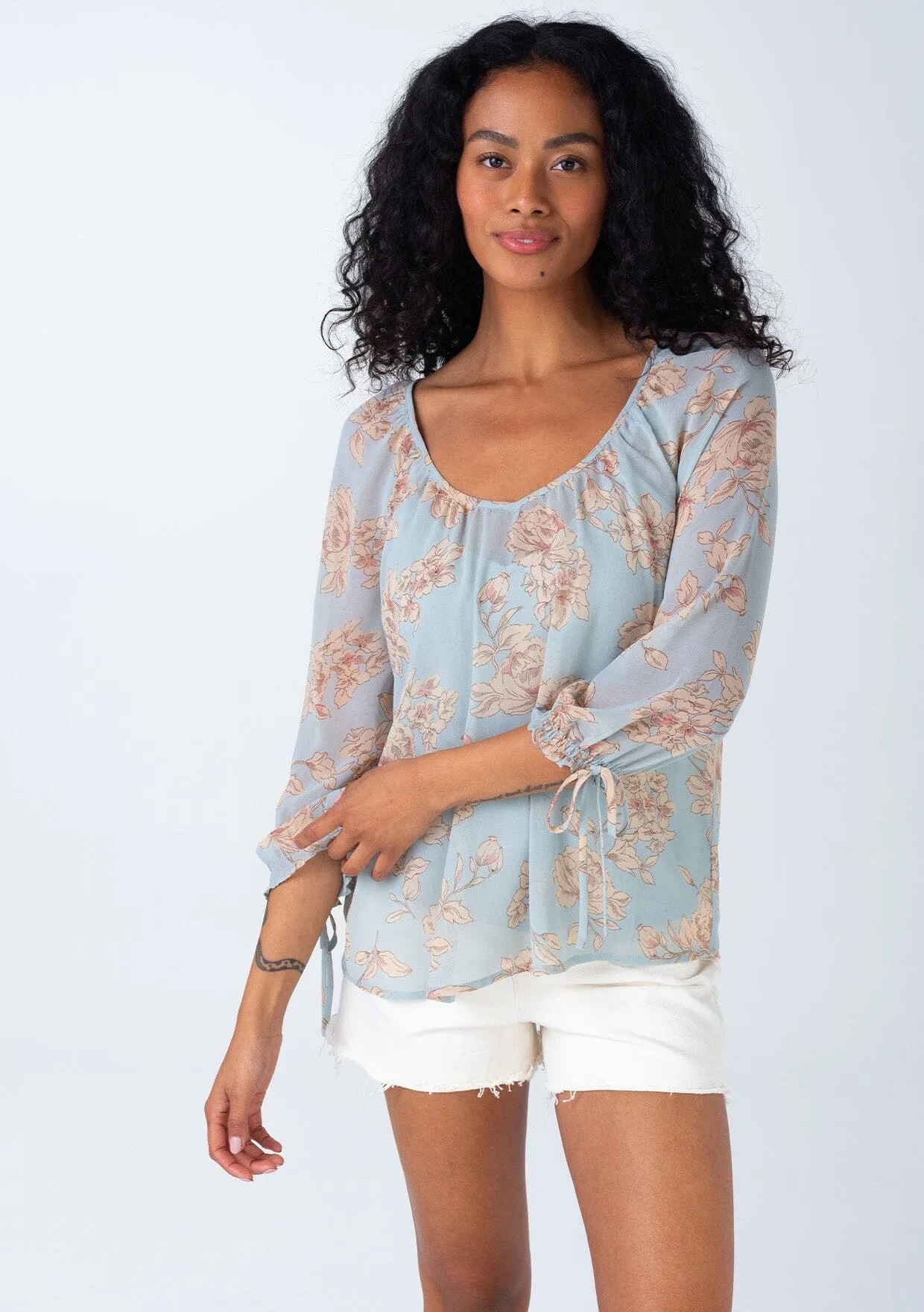 Riverside Floral Blouse