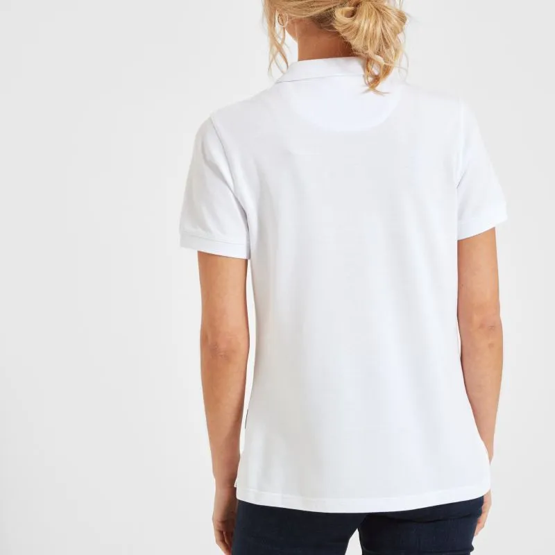 Schoffel St Ives Tailored Ladies Polo Shirt - White