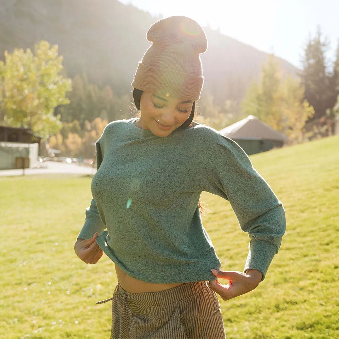 Serena Top, Dusk Green