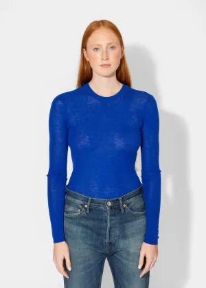 Skinny Crew in Ultramarine