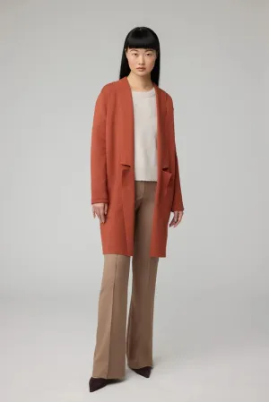 SOIA&KYO BENELA - Mid-Thigh-length Sustainable Coatigan With Lapels