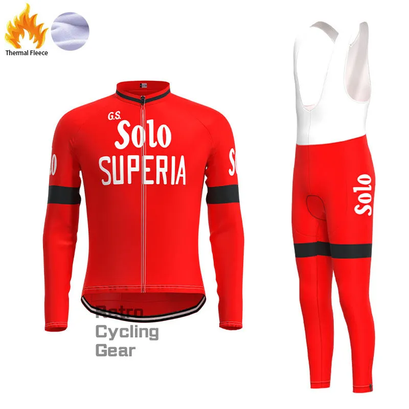 Solo Superia Fleece Retro Cycling Kits