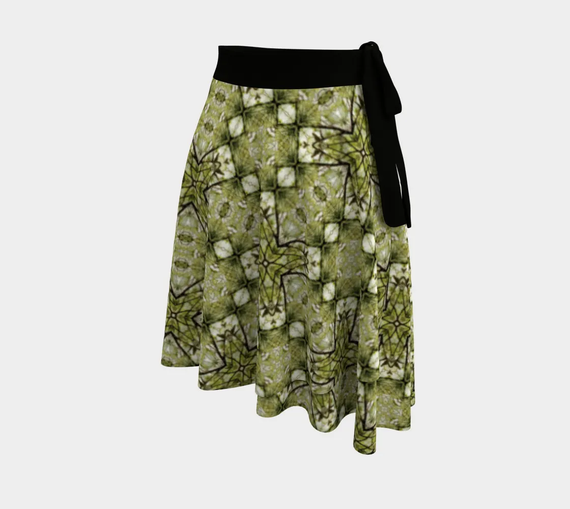 Spring Pine Diamond Wrap Skirt