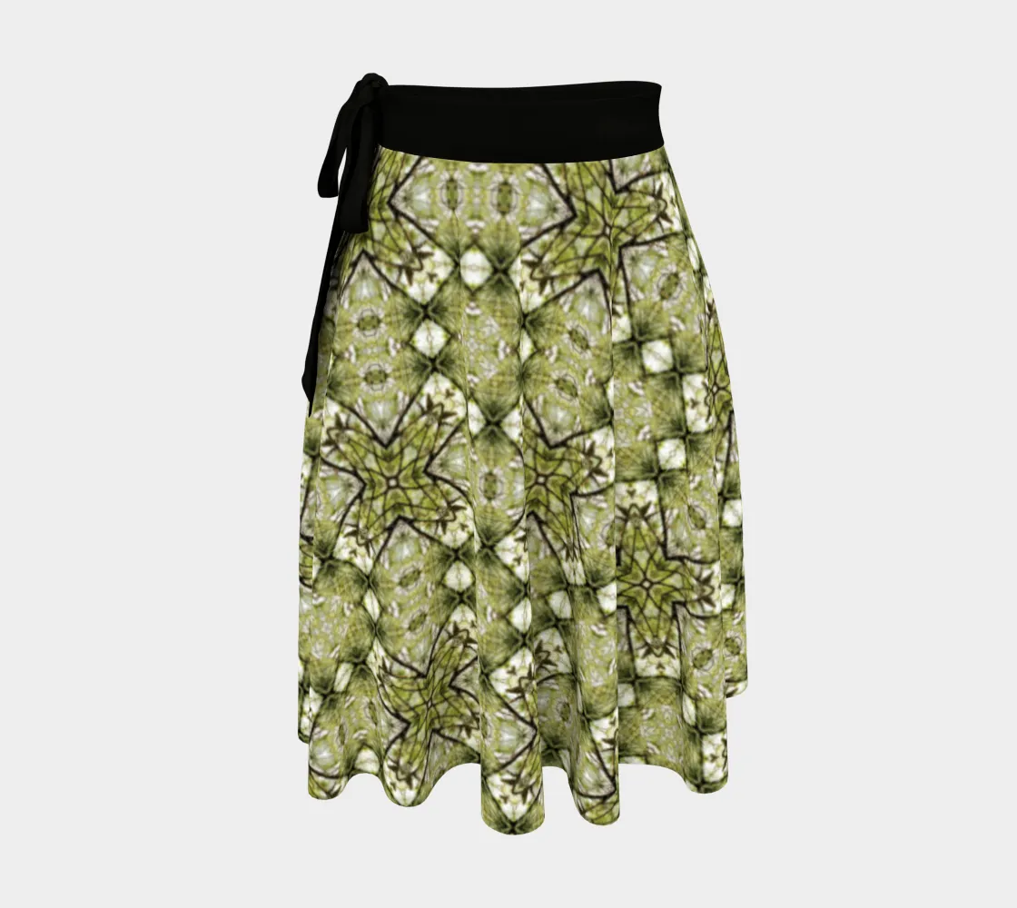 Spring Pine Diamond Wrap Skirt