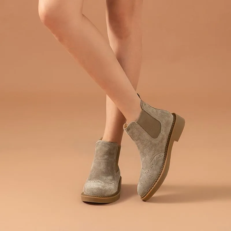 Suede Chelsea Boots