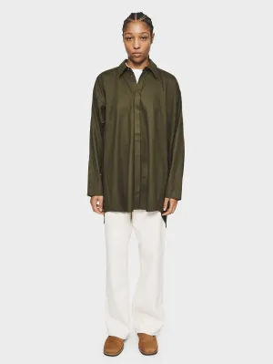 Tailored Artist's Smock in Army