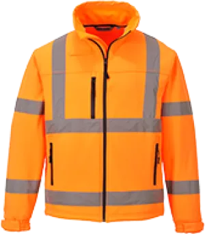 TRU Hi-Vis Softshell Jacket w/ BNL Transpennine Upgrade Logos