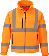 TRU Hi-Vis Softshell Jacket w/ BNL Transpennine Upgrade Logos